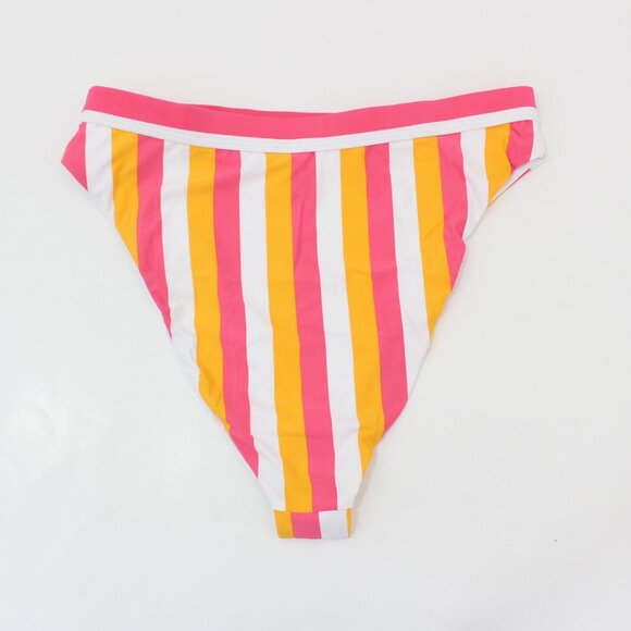 Dippin Daisys Ultra Hibiscus Beach Stripe Bikini Bottom - Picture 2 of 4